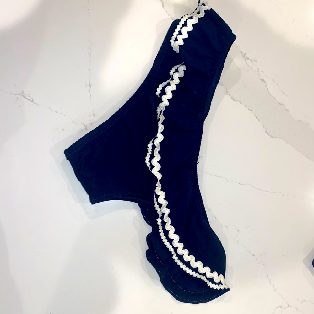 J crew ruffle bikini bottoms (never worn)